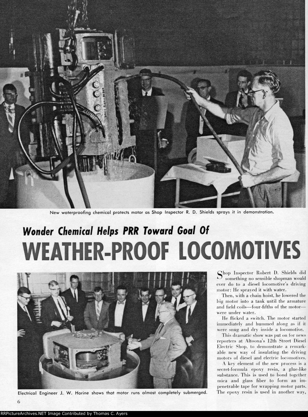 "Weather-Proof Locomotives," Page 6, 1959
